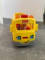 Fisher Price Little People Autobus met 2 mannetjes, Ophalen of Verzenden, Gebruikt, Met licht