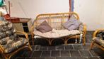 Salon rotin, Maison & Meubles, Enlèvement, Comme neuf