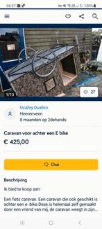gezocht fietscaravan, Caravans en Kamperen, Particulier