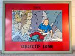 TINTIN    OBJECTIF LUNE - LE TEMPLE DU SOLEIL, Antiek en Kunst, Kunst | Tekeningen en Fotografie, Ophalen