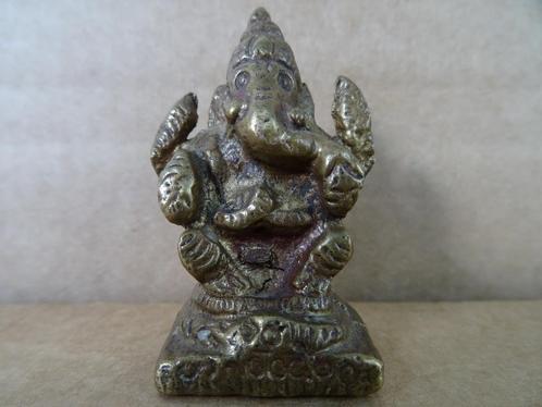Ganesha beeldje Ganesha 5cm bronzen Beeldje Ganesha 1950, Verzamelen, Beelden en Beeldjes, Zo goed als nieuw, Religie, Ophalen of Verzenden