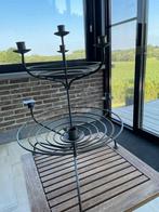 Prachtige ijzeren kandelaar voor 7 kaarsen, Tuin en Terras, Ophalen, Zo goed als nieuw