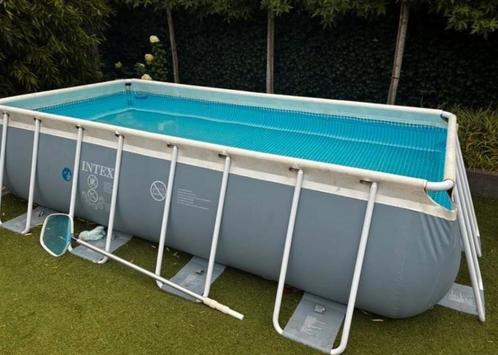 INTEX gebruikt zwembad met alle toebehoren, Tuin en Terras, Zwembaden, Ophalen