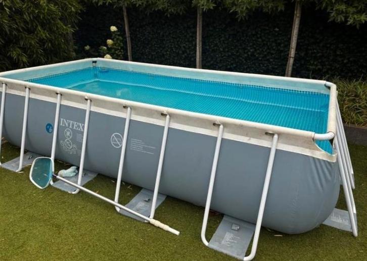 INTEX gebruikt zwembad met alle toebehoren, Tuin en Terras, Zwembaden, Ophalen