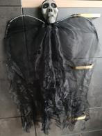 Halloween 2 grote zwarte doodshoofd spoken met ooglampjes, Ophalen of Verzenden, Nieuw, Versiering