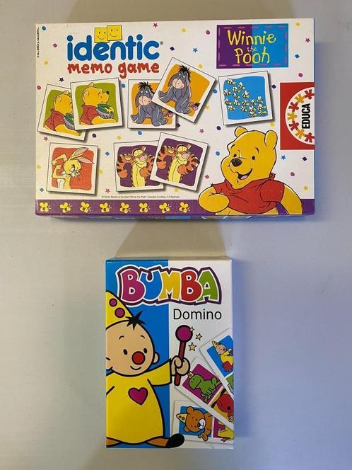 SET van 2 Domino/Memo spelletjes, Kinderen en Baby's, Speelgoed | Educatief en Creatief, Zo goed als nieuw, Ophalen