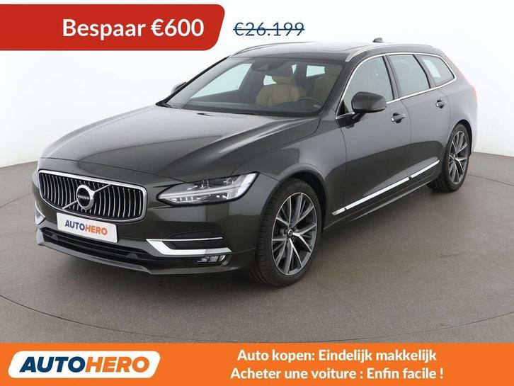 Volvo V90 2.0 T4 Inscription (année de construction 2019), Autos, Volvo, Achat, V90, ABS, Caméra de recul, Régulateur de distance