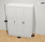 Grote kast/dressing slaapkamer, Maison & Meubles, Armoires | Penderies & Garde-robes, Comme neuf, 100 à 150 cm, Autres essences de bois