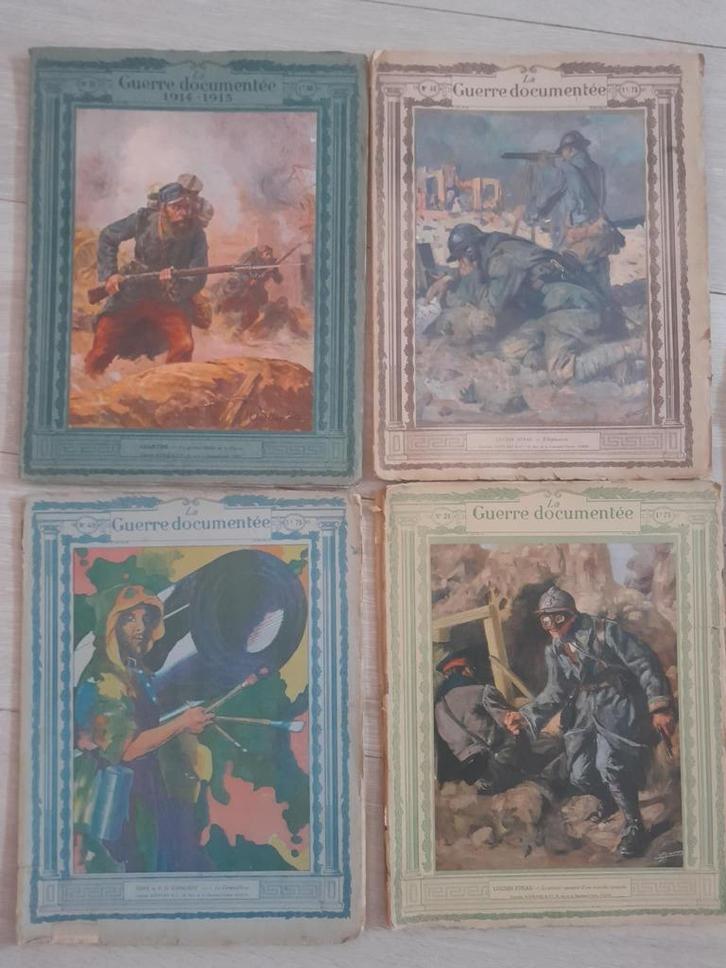 oorlogs documentatie 1914 - 1915 (franstalig), Verzamelen, Militaria | Algemeen, Boek of Tijdschrift, Ophalen of Verzenden