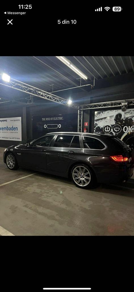 Bmw 518 2015, Auto's, BMW, Bedrijf, 5 Reeks, Diesel, Euro 6, Break, 5 deurs, Handgeschakeld, Bruin, Leder, Ophalen
