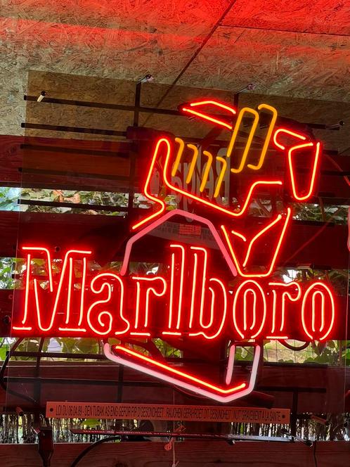 Enseigne au néon Marlboro rétro vintage, Collections, Marques & Objets publicitaires, Enlèvement ou Envoi