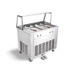 FRIED ICECREAM MACHINE MULTIFUNCTION COMMERCIAL ROLL MAKER, Ophalen, IJs