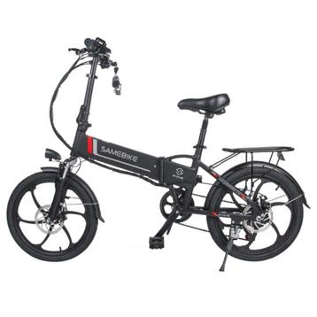 SAMEBIKE 20LVXD30 zwarte elektrische vouwfiets beschikbaar voor biedingen