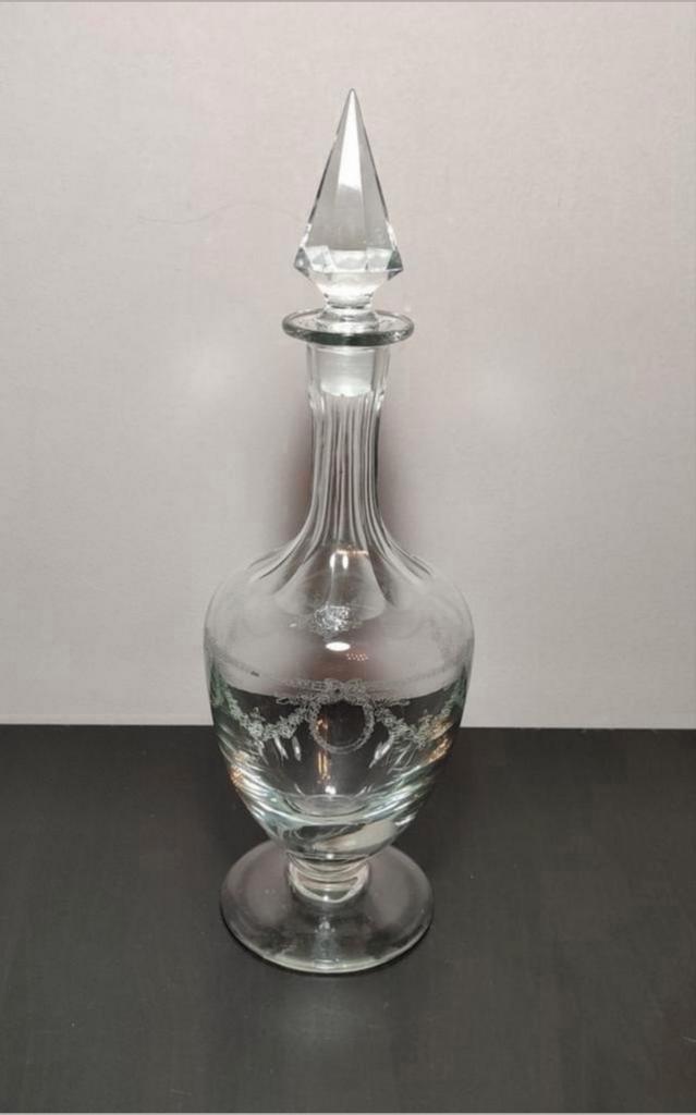 Art-nouveau karaf, Antiek en Kunst, Antiek | Glaswerk en Kristal, Ophalen of Verzenden