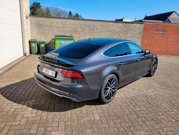 Audi a7 TFSI Quattro 2.0 full Sline automaat, Auto's, Audi, Zwart, Leder, Particulier, USB