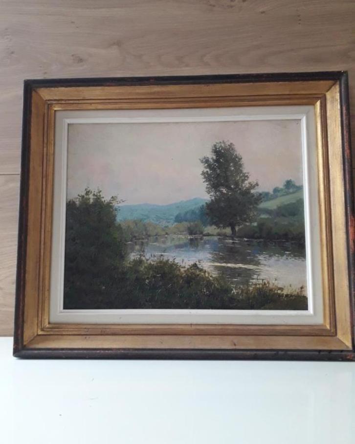 Tableau paysage - Richard Bourdouxhe (1886-1962), Antiquités & Art, Art | Peinture | Moderne, Enlèvement