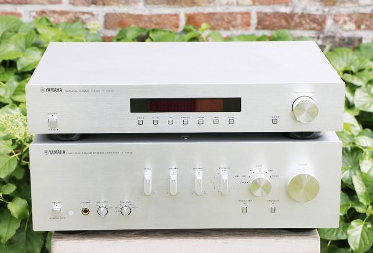 Yamaha A-S700 & T-S500 Versterker / Tuner, Audio, Tv en Foto, Versterkers en Ontvangers, Zo goed als nieuw, Stereo, 120 watt of meer