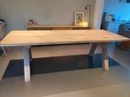 Vol eiken robuuste tafel, Huis en Inrichting, Ophalen, Gebruikt, Landelijk modern, Eikenhout