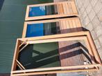 Geheel nieuwe hardhouten buitendeuren met kozijn, Ophalen, Zo goed als nieuw, Hout