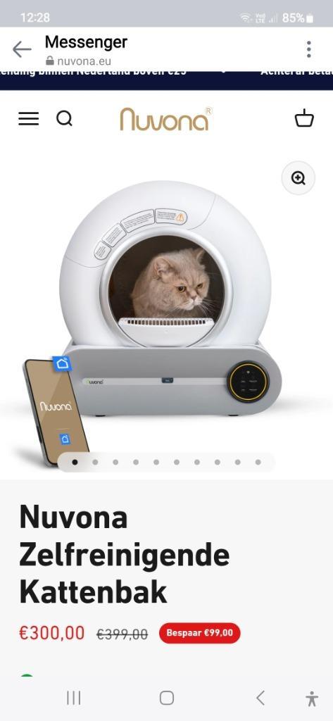Zelfreinigende kattenbak XXL met WiFi., Dieren en Toebehoren, Kattenbakken, Gebruikt, Zelfreinigend, Ophalen