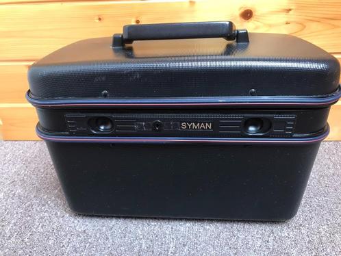 beautycase MERK SYMAN ALS NIEUW, Handtassen en Accessoires, Beautycases, Nieuw, Hardcase, Zwart, Met slot, Met spiegeltje(s), Ophalen