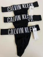 Calvin klein string nieuw, Verzenden, Zwart, Calvin Klein, Slip
