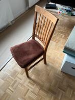 6 chaises (bois massif), Maison & Meubles, Brun, Enlèvement, Bois, Cinq, Six Chaises ou plus