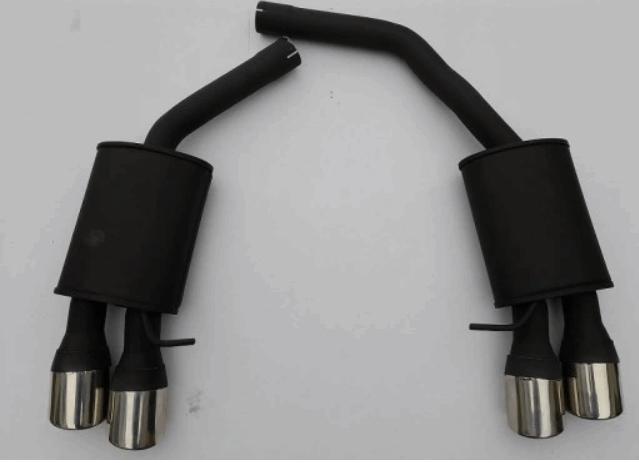 123 SPORTUITLAAT  AUDI A5 A4 B8 S4 S5 RS4 RS5 4x90mm UITLAAT, Auto-onderdelen, Uitlaatsystemen, Nieuw, Verzenden