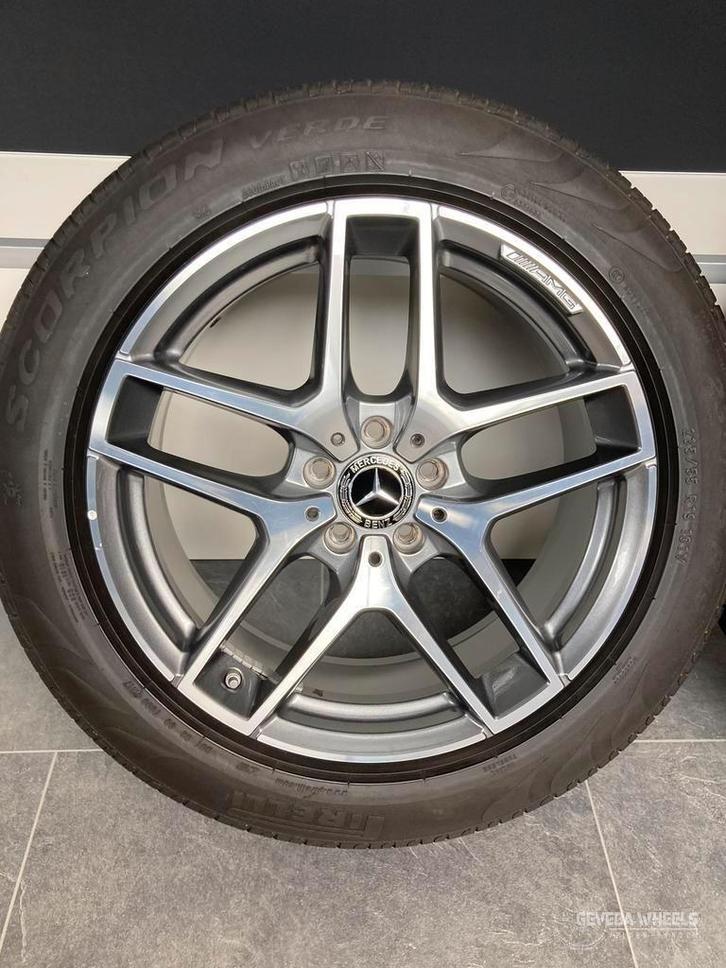 19'' originele Mercedes-Benz GLC W253 AMG velgen + banden, Auto-onderdelen, Banden en Velgen, Banden en Velgen, Zomerbanden, 19 inch