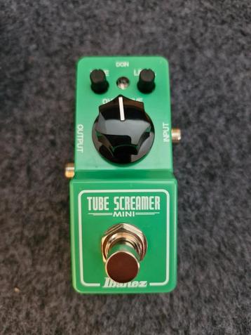 Ibanez Tube Screamer Mini overdrive effectpedaal, Muziek en Instrumenten, Ophalen of Verzenden, Zo goed als nieuw, Distortion, Overdrive of Fuzz