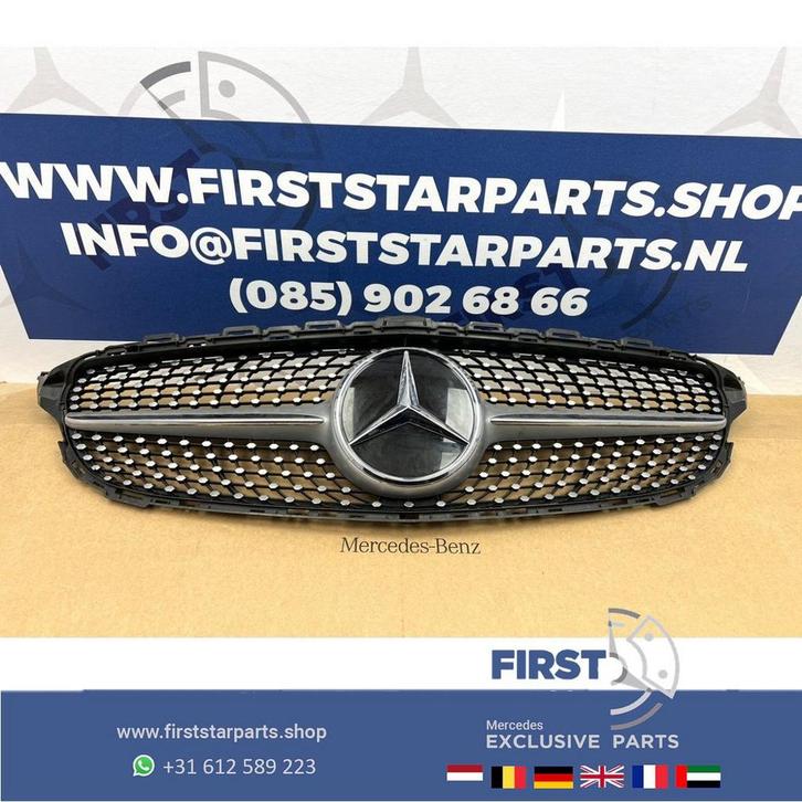 W205 Diamant Gril Mercedes C Klasse 2014-2018 AMG Diamond MB, Auto-onderdelen, Overige Auto-onderdelen, Mercedes-Benz, Gebruikt