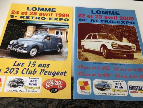Oude automagazines : Lomme Retro Expo : 1999-2000 : 2 stuks, Livres, Autos | Brochures & Magazines, Enlèvement ou Envoi