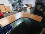 Hoekb bureau 3 stukken, Huis en Inrichting, Bureaus, Ophalen, Gebruikt, Bureau