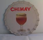 RECLAMEBORD  CHIMAY  ( 121 ), Verzamelen, Ophalen, Gebruikt, Reclamebord, Plaat of Schild, Overige merken