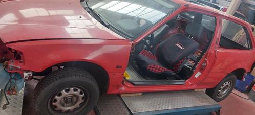 Honda Civic, Auto's, Honda, Particulier, Civic, Benzine, Coupé, 3 deurs, Handgeschakeld, Rood, Grijs, Voorwielaandrijving, Ophalen