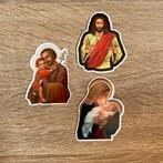 Jesus, Maria en Jozef glanzende stickers, Ophalen of Verzenden, Nieuw, Overige typen