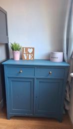 Grijs-blauw kastje, Huis en Inrichting, Kasten | Dressoirs, Ophalen, Gebruikt