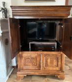 TV-Kast Eiken, Ophalen, Gebruikt, 100 tot 150 cm, Eikenhout
