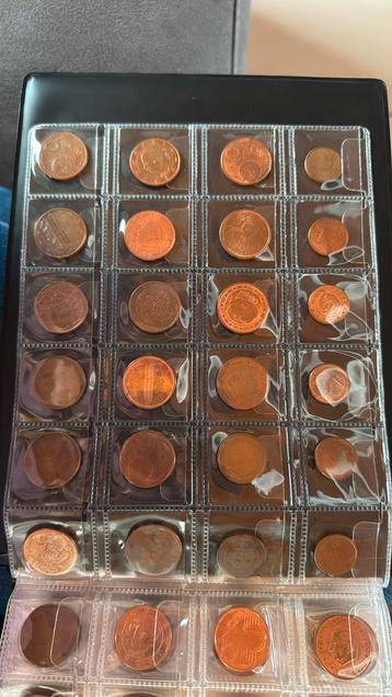 Euromunten 1cent tot 2 euro beschikbaar voor biedingen