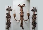 3 stuks Vintage : 2 Louis XVI wanddeco's en 1 wandlamp, Ophalen of Verzenden, Gebruikt, Metaal, CHATEAUX - DEMEURES HISTORIQUES