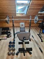 Fitnessmateriaal, Sport en Fitness, Fitnessmaterialen, Ophalen, Gebruikt, Buik, Halterset