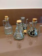 4 olie of azijn schenkkannetjes, Verzamelen, Ophalen of Verzenden, Gebruikt