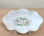 Porcelaine de Limoges handgeschilderd ovalen schaaltje, 1975, Antiek en Kunst, Ophalen of Verzenden