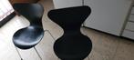 Stoelen van Fritz Hansen., Huis en Inrichting, Ophalen, Gebruikt, Twee, Zwart