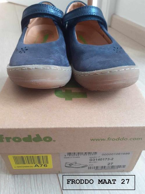 Ballerina's Froddo maat 27 - blauw met glitter, Kinderen en Baby's, Kinderkleding | Schoenen en Sokken, Gebruikt, Schoenen, Meisje