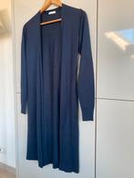Lange donkerblauwe cardigan S/36, Ophalen, H&M, Blauw, Zo goed als nieuw