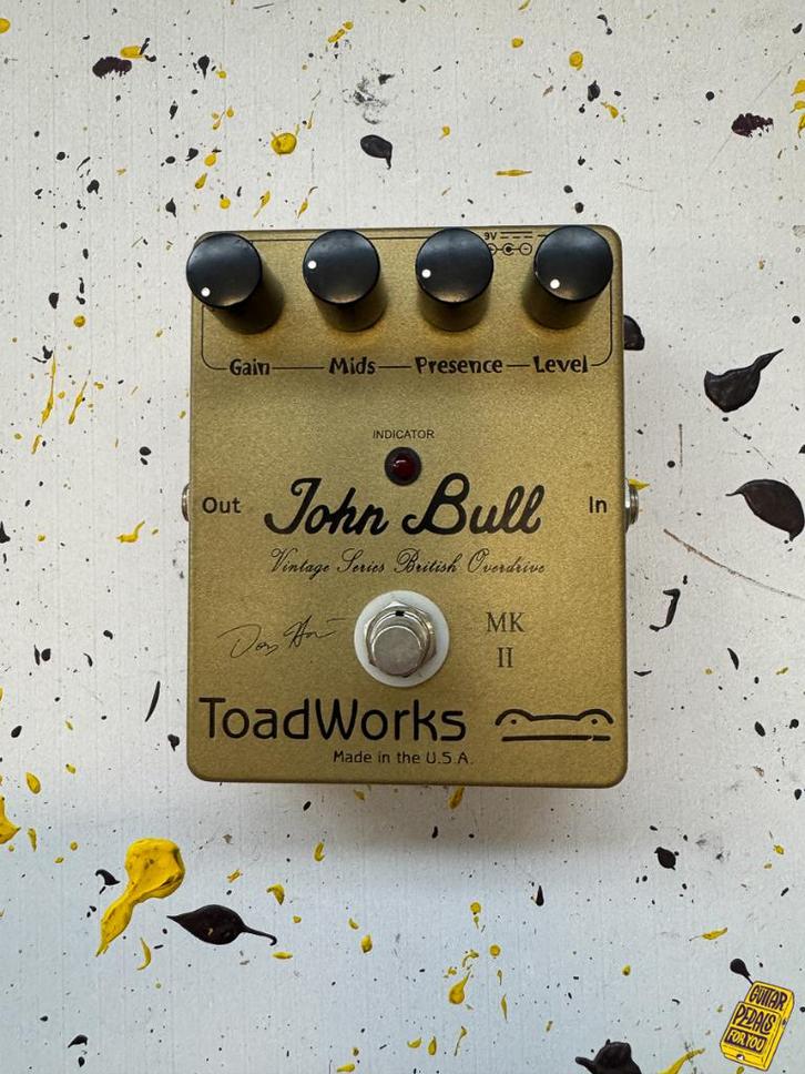 Toadworks John Bull Overdrive, Muziek en Instrumenten, Effecten, Gebruikt, Distortion, Overdrive of Fuzz, Ophalen of Verzenden