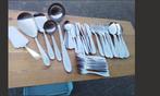INOX  TAFELBESTEK, Ophalen of Verzenden, Gebruikt, Inox of Chroom, Los bestek