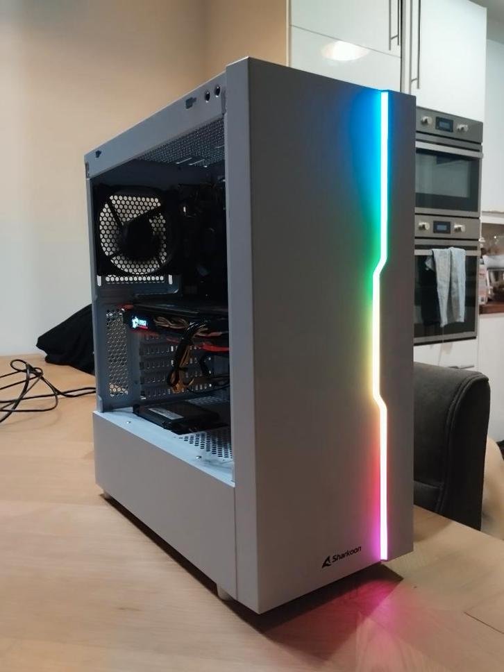 Witte RGB Gaming PC // gtx 1070 ti // i7 // 16GB, Computers en Software, Desktop Pc's, Zo goed als nieuw, 3 tot 4 Ghz, HDD, SSD