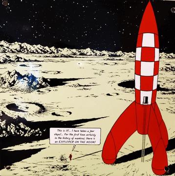 Kuifje / Tintin - Emaille plaat beschikbaar voor biedingen